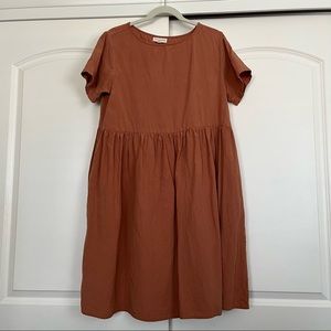 Tradlands Nico Dress in Terracotta